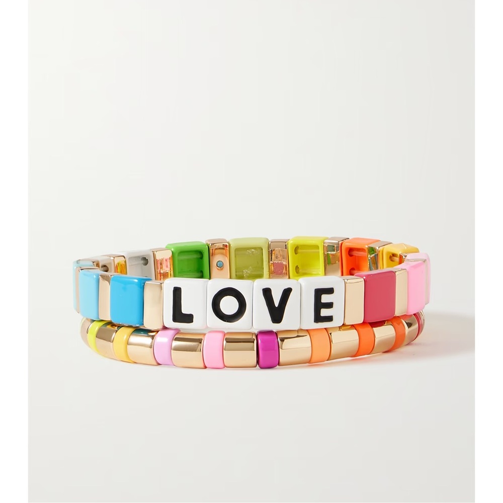 NWOT ROXANNE ASSOULIN
Love Rainbow Duo Bracelets